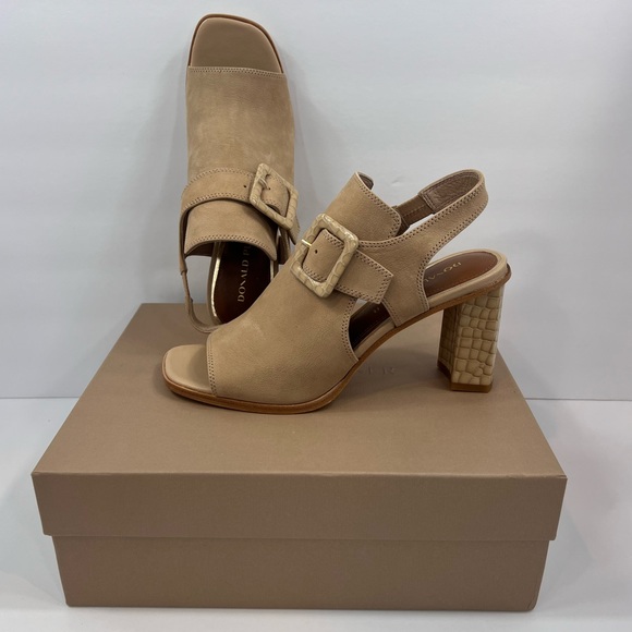 Donald J. Pliner Shoes - DONALD PLINER💯LADIES SAND COLOR OPEN TOE HALF BOOT. SIZE 10 MEDIUM
